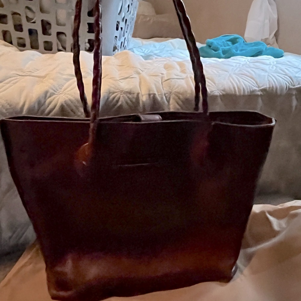 Patricia Nash Rich Brown Leather Backpack